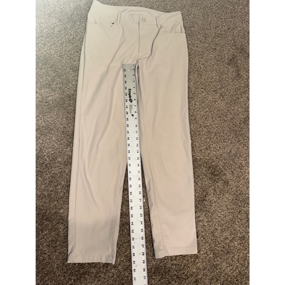 All in Motion Mens Golf Pants Light Khaki Stone Beige 30x30 Straight Leg Stretch